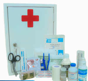 Botiquín Blanco de Metal